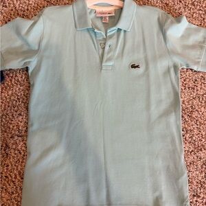 Lacoste boys Light Blue/turquoise Polo Shirt
